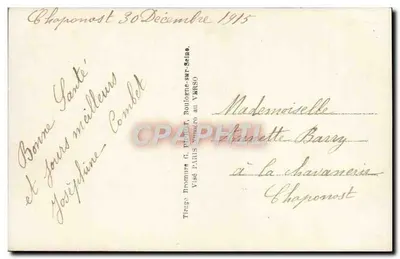 Bouquet de houx — Bonne Année — Rob, n°175 — Rewers