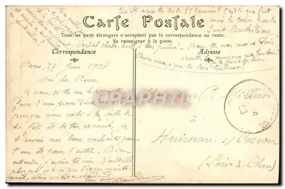 Paris — A Igreja de Saint-Germain-l'Auxerrois — ND Prol. n°211 — Verso