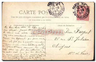 Paris — Église Saint-Augustin — Collection Petit Journal — Verso