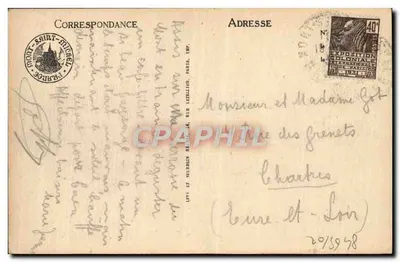 O Mont-Saint-Michel — Lado Sudeste — LL — n°192 — Verso