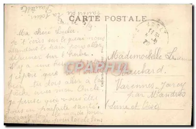 Cauterets (H-P) — Cascade du pont d'Espagne (chute supérieure) — éditeur C.G. 10 — Verso