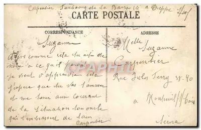 Barco de pesca no mar aberto — LL. — C.104 — editor LL. — Verso