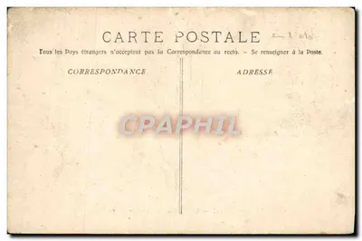 La Corvée de Charbon — scène de travail à bord d'un navire — éditeur A. Rougault, n° 647 — Verso