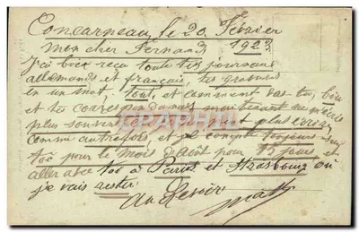 Encontro na Bretanha - Réflexicen — Coleção Villard, Quimper, n°1074 (5) — Verso