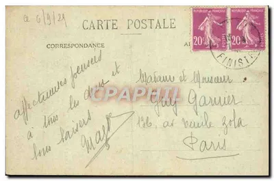 Le Mariage du Père Antoine — scène de repas de noces — éditeur Les Contes du Lit-Clos (Coll. E.H.), n° 5621 — Verso