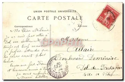Grand'Mère et Petit-Fils — Bretagne — Collection Villard, Quimper — Rewers