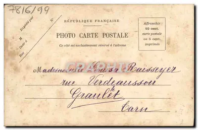 Dziecko w stroju bretońskim — Mały Bretonez — wydawca Saint-Oue, nr 30434 — Rewers