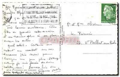 Souvenir des Pyrénées — Edizioni YAN-ROGE, n°46 M — Verso