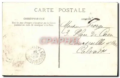 Lançamento de torpedo de um cruzador de primeira classe — A. Bougault — n° 672 — Verso