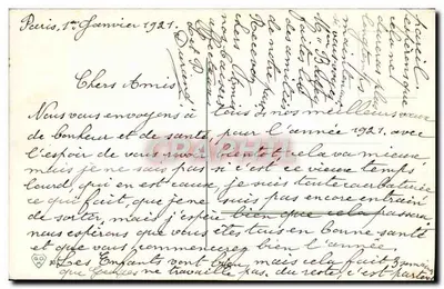 Bukiet mleczków — życzenia wesołych świąt 1921 — wydawca E. Klein, numer serii nieczytelny — Rewers