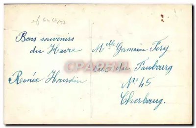 Marine militaire — scène de mer avec navire en arrière-plan — éditeur Masange, n° 637 — Verso