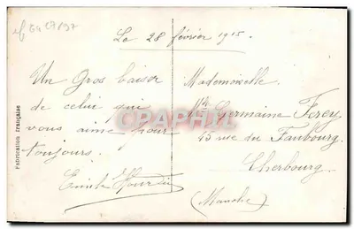 El regreso del marinero — Editor París, n° 529 — Reverso