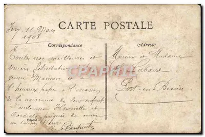 Família pescando — cena bucólica — EPR n°106 — Verso