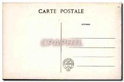 Palácio de Fontainebleau — Pátio Oval — Torre de Saint-Louis — Coleção Artisan, n°5 — Verso