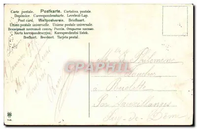 Bouquet di margherite — 'Buon Anno' — editore sconosciuto, numero di serie non visibile — Verso