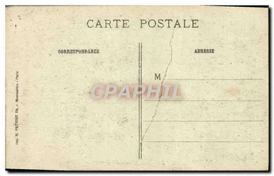 Reims bombardeado — A Catedral — O Grande Portal — Edição Jaouen — Verso