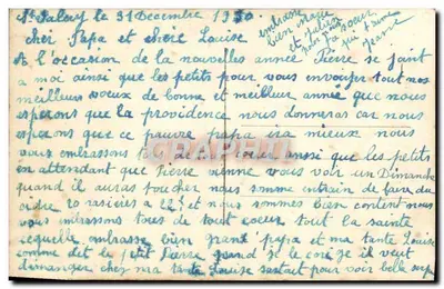 Zimowy pejzaż — Szczęśliwy Nowy Rok — DIX PARIS 2168 — Rewers