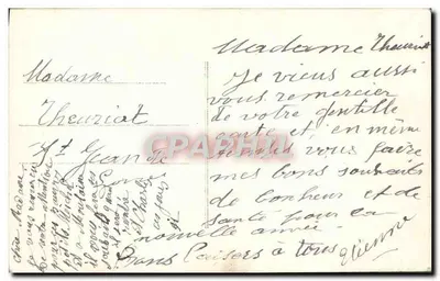 Menina segurando um grande número 1 — Boa Ano 605 — Editor anônimo — Verso