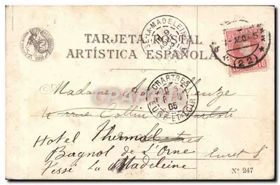 Vestido dos oficiais navais — Saudação para a América — Editor Piccolo, n° 474 — Verso