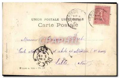 Sujeito: Atriz Harriet — Teatro Marigny — Editor Walery, Paris — Verso