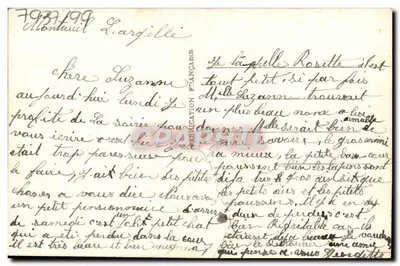 Lago e igreja — paisagem outonal — DÉDÉ 270 — Verso