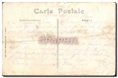 Epernay — Vue générale. Le Greffage. — Éditeur : J. Britoumoure, Librairie Epernay — Verso
