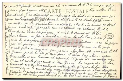 As Festas da Vitória em Paris — 14 de julho de 1919 — Desfile — Tropas Escocesas — Editor BID — Verso