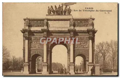 Paris — O Arco do Triunfo do Carrousel — L. D.