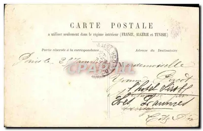 Arc de Triomphe du Carrousel — Paris — éditeur DELABOURSE — Verso