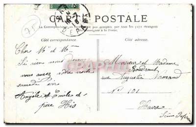 Paris — L'Arc des Tuileries — éditeur non visible — Rewers