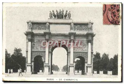 Paris - Le Carrousel — Arc de Triomphe du Carrousel, éditeur P. Schneider & Cie, Paris