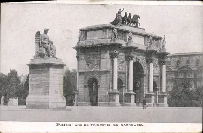 Paris — Arco do Triunfo do Carrousel — editor desconhecido, número de série não visível