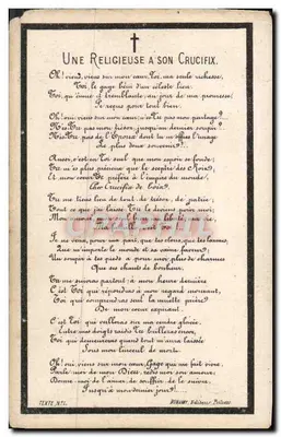 Kreściciel — Refleksja nad krzyżem Jezusa Chrystusa — Bonamy, wydawca Poitiers — Rewers