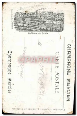 ÉPERNAY — UN COIN DELLE PROMENATE PUBBLICHE — Collezione del Champagne Mercier — Editore STAERCK, Parigi — Verso