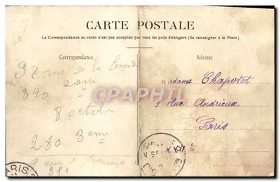 ÉPERNAY — Château Mercier — J. Bracquemart, lib.-édit., Epernay — Verso