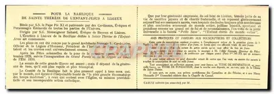 Basiliek van Sint-Teresa van het Kind Jezus in Lisieux — L'Éléphant Gravure d'Art, 107 rue des Monillons, Parijs — Achterkant