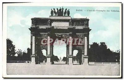 Paris — O Arco da Vitória das Tuileries — J.C. Paris