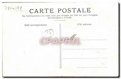 Paris — O Arco do Triunfo das Tuileries — editor não identificado, número de série não visível — Verso