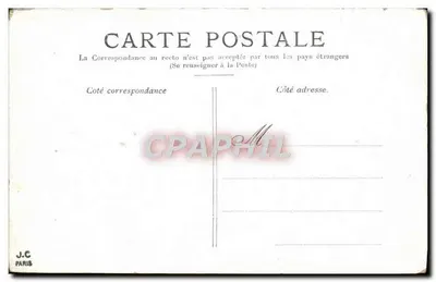 Paris — A Cour do Carrousel — J.C. Paris — Verso