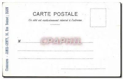 M. Marquet, Mlle Milo d'Arcy et Mlle Sorel — scène intérieure avec porte en bois — éditeur J. W. E. Farny — Verso
