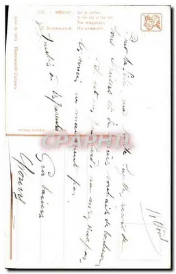 Dwie kobiety przy brzegu jeziora — obraz P. Konwalsky — Salon Paryża, nr 1278 — Rewers
