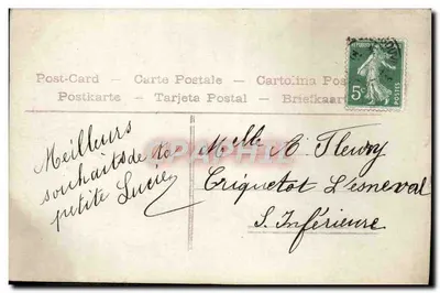 Classe de aula — Lição de coisas — Ao nosso mestre, desejamos um Bom Ano — AÉRO, n° 525 — Verso