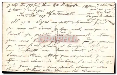 Soldado e jovem mulher — votos de feliz ano novo — REX 806 — Verso
