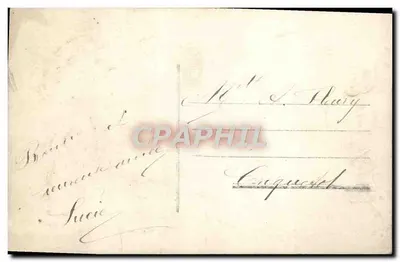 Mulher em vestido de estilo 1900 — decoração invernal — editor anônimo, n° 608 — Verso