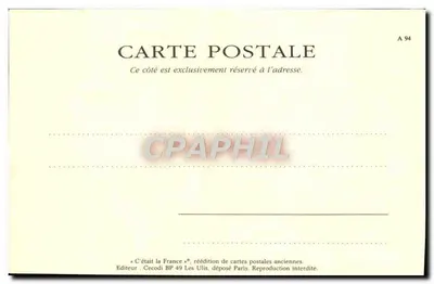 Op de Champs-Élysées — Een voorstelling in het Theater Guignol — Scènes Parisiennes, uitgever Cecodi — Achterkant