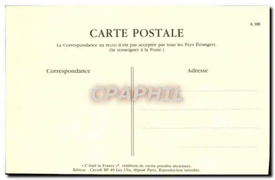 Cenas Parisienses — Bairro da Estrela : Vendedora de Violetas — Cecodi — Verso