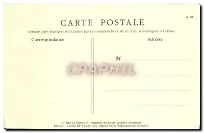 No Bois de Boulogne : o Vendedor de Cães — CENÁRIOS PARISIENOS — ND. Fot. n°752 — Verso