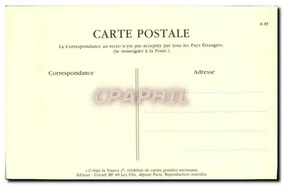 Champs-Élysées — de Promenade des Bébés — Uitgever Parijs — Achterkant