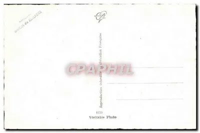 Jacht na jeziorze — góry na tle — Amicura Union de Russades, Paryż — Rewers