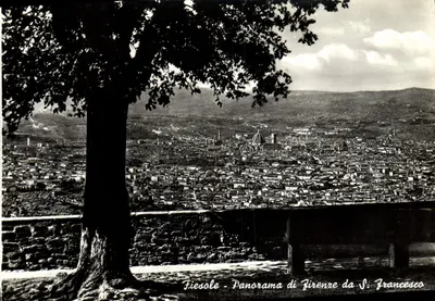 Fiesole — Panorama de Florença de S. Francisco — Ed. Brundisio, Fiesole